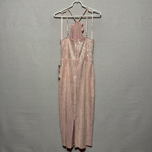 NWT Eliza J Flower Sequin Sleeveless Dress - size 10 - Picture 5 of 9